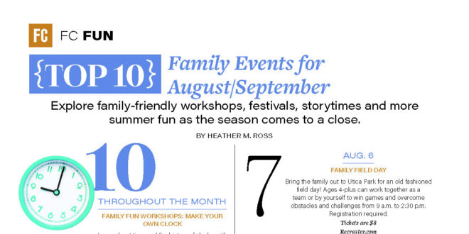 Frederick's Child Top 10 August calendar