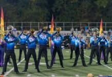 What Marching Band Does for Kids Students from Thomas S. Wootton High School, located in Rockville, participate in marching band.