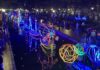 Free Events in Frederick in December and January Lit-up boats on a river