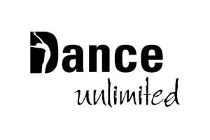 Dance Unlimited logo white