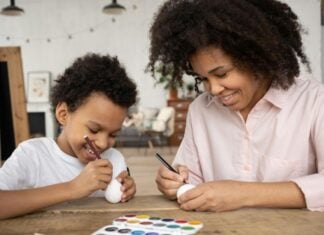 The Best of This Weekend in Frederick: Feb. 21-22 A mother and son painting eggs