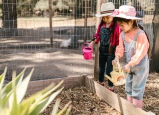 Weekend Fun in Frederick County: May 30-31 Two girls gardening