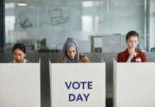 June & July: 5 Things for Families To Know in Frederick Three women at voting booths - the Maryland Gubernatorial Primary will occur June 2026