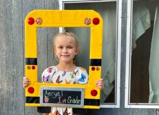 DIY Back-to-School Photo Frame